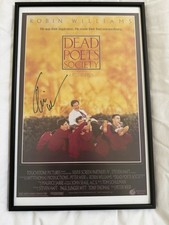 Robin Williams - Signed Dead Poets Society Mini Poster