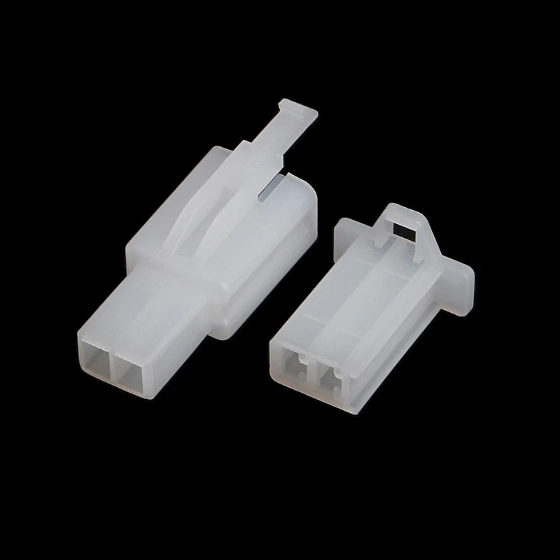 10 Sets 2.8mm 2 Pin Electrical Wire Connector Male Female Plug+Terminal Kit For - Image 3 of 4