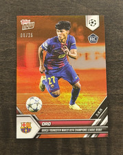 2025-26 Topps Now UCL Champions League DRO Rookie Card RC #31 Orange Foil /25