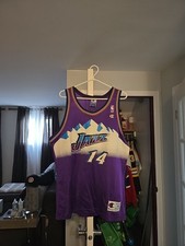Vintage Jeff Hornacek Champion jersey Size 44 Beautiful Condition Rare