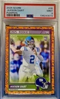 2025 Score Jaxson Dart Rookie Card #35 PUMPKIN 🎃 PSA 9🎃 Very Low Pop RC Giants