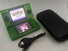Custom Clear Green Nintendo DS Lite With 50 games! Bundle Inc Pokemon, Zelda +