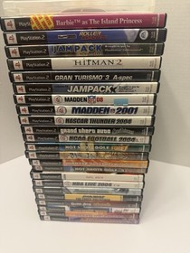 50 Video Game Lot PS2 Wii Xbox One 360 DS PS3 GTA Madden COD Tested AS-IS