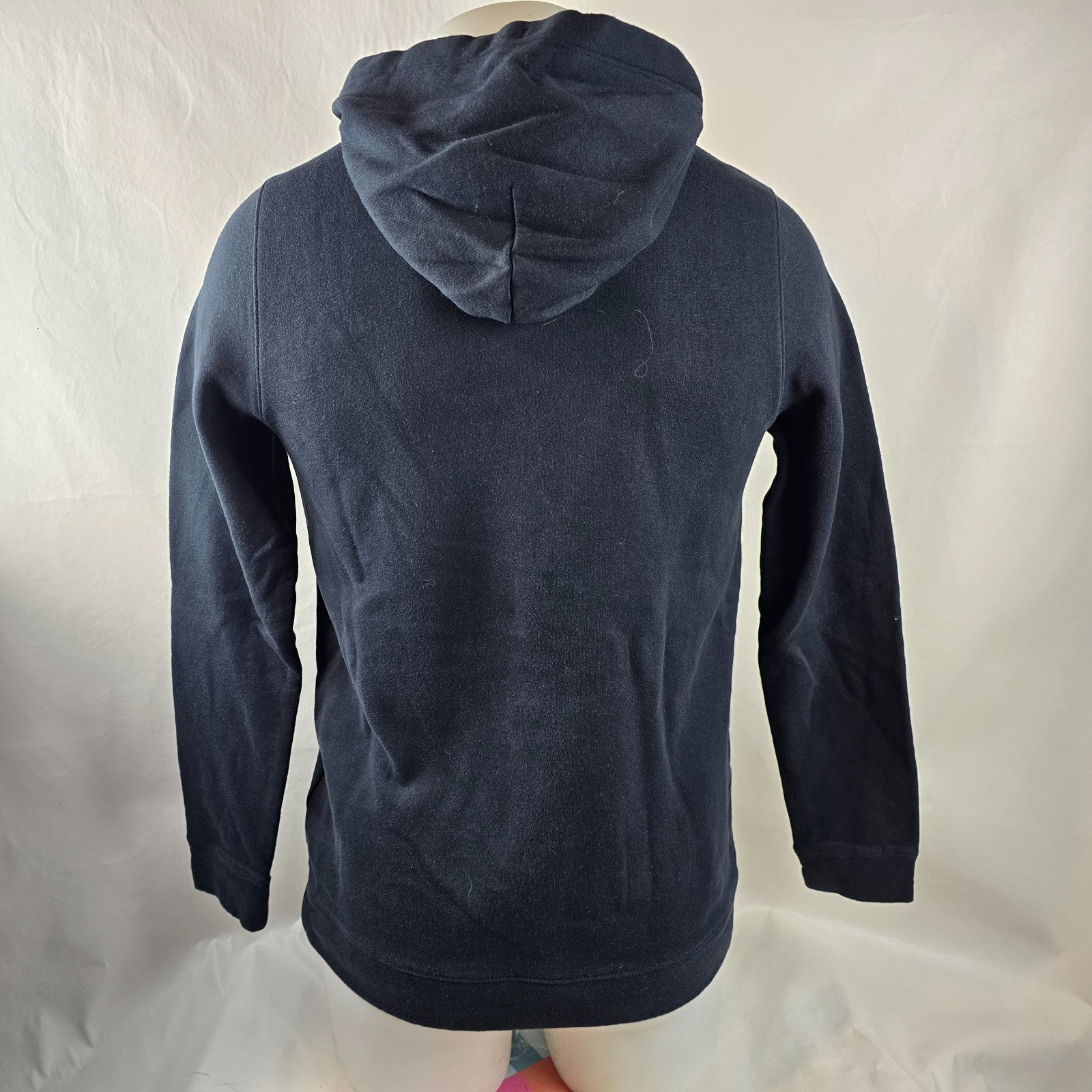 Under Armour Hoodie Womens Small Black Hustle Fleece Pullover Loose Sweatshirt thumbnail 7