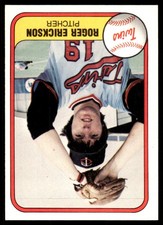 Roger Erickson 1981 Fleer #561 Twins MLB READ FREE SHIPPING AutographDen