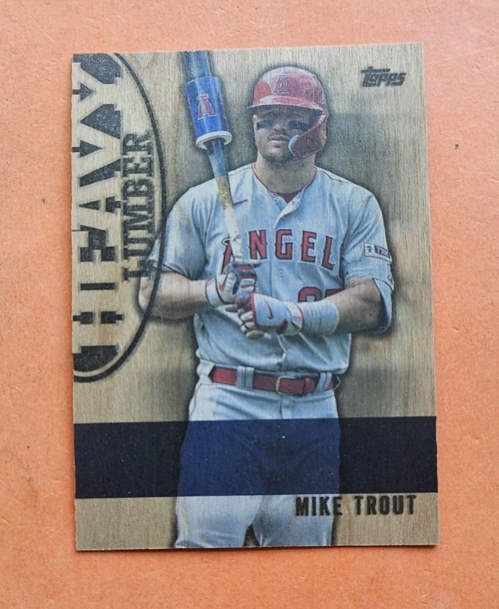 Mike Trout, 2024 Topps, Heavy Lumber SSP, Case Hit, HL-10, Angels