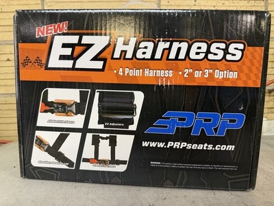NEW PRP EZ HARNESS 4 Point Harness With 3  Belts Black SB4.3