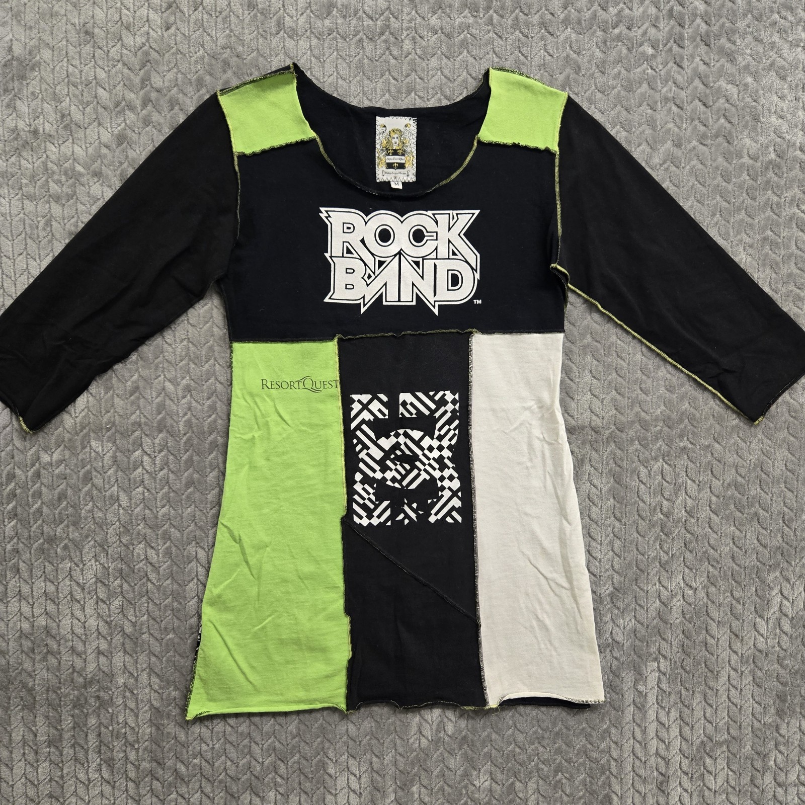 Styles Ever After Artsy Handmade Patchwork Shirt … - image 4