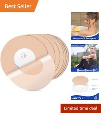25Pack Freestyle Bandage for Libre 3 Sensor Covers Waterproof 14 Days Overpat...