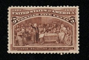 5 cent Columbian Expo, Scott # 234