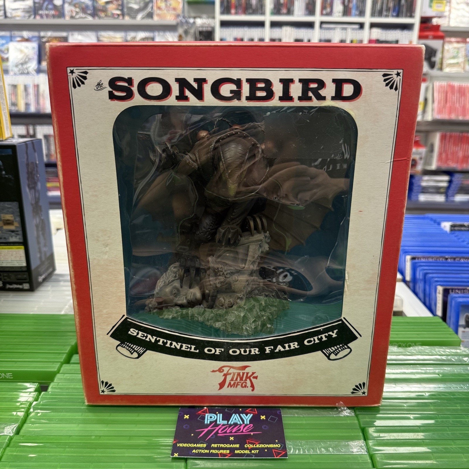 SONGBIRD BIOSHOCK INFINITE ACTION FIGURE USATA TAKE TWO SONG BIRD
