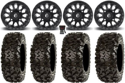Fuel Vector MB 14'' Wheels 26'' Rip Saw Tires Can-Am Defender