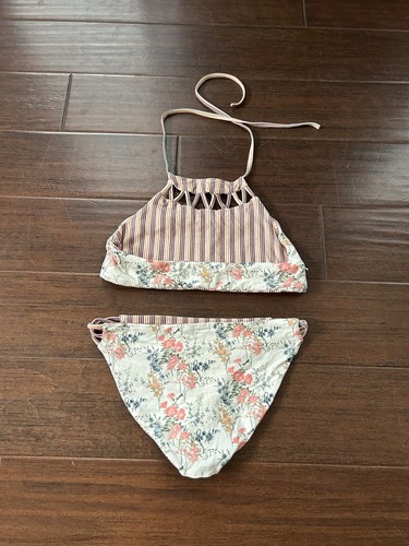 O’Neill Sunday Floral Reversible Two-Piece Swimsuit Size 14 - Picture 4 of 11