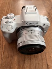 Canon EOS R50 Mirrorless Camera White w/ 18-4...