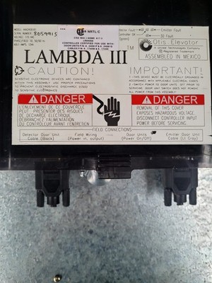 Otis Elevator Lambda III-D Door Detector Integration Box Control Power Supply