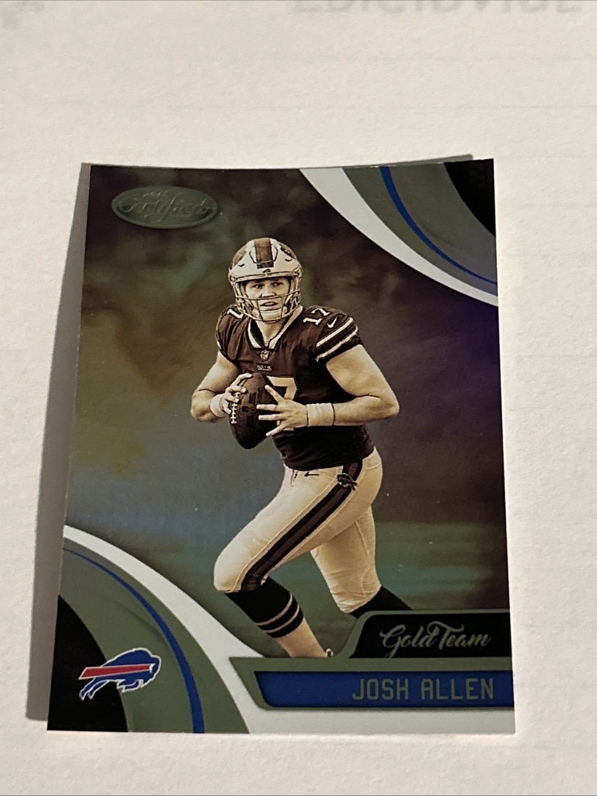 2018 Panini Certified - Gold Team Josh Allen #GT-JOA (RC)