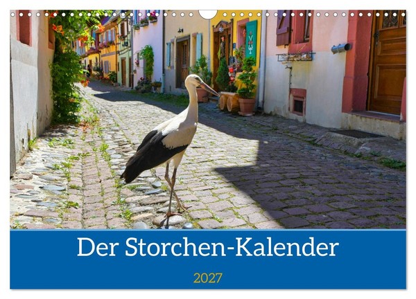 "Calendar 2027 · US Version · The Stork Calendar (Wall Calendar 2027 17\" × 12\" La"-image