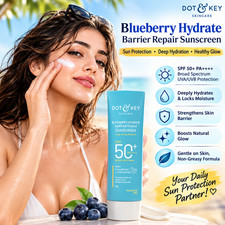 Dot  Key Blueberry Hydrate Barrier Repair Sunscreen Spf 50  50G