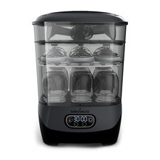 Bottle Sterilizer and Dryer Advanced 33 Faster Largest Capacity Steam Baby
