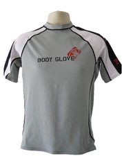 EUC Body Glove Swim Shirt Rash Guard Adult Men's Size Large UVP 50 Spandex