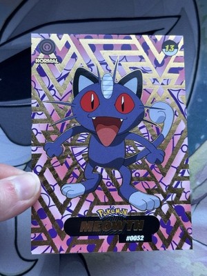 Pokemon Meowth Crystal 2.0 Shadow Holo Peru Exclusive Karte