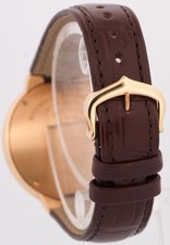 Ladies Cartier Ballon Bleu 18K Rose Gold 33mm Leather Automatic 3682 W6920097 5