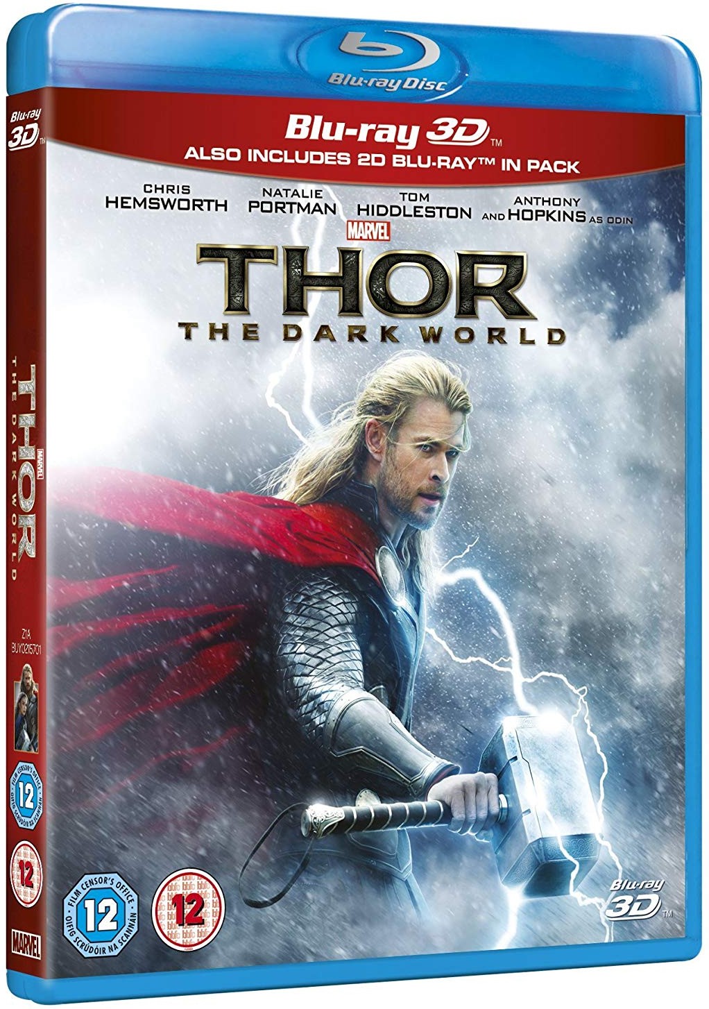 Thor: The Dark World (Blu-ray) Kat Dennings Zachary Levi Idris Elba (UK IMPORT)