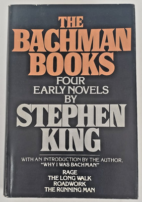 The Bachman Books ~ Stephen King ~ Hardcover/DJ NAL BCE 1985 ~ Gutter Code Q08