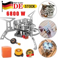 Mini Campingkocher Outdoor Gaskocher 3 flammig Faltbar Herd Gasherd Picknick DHL