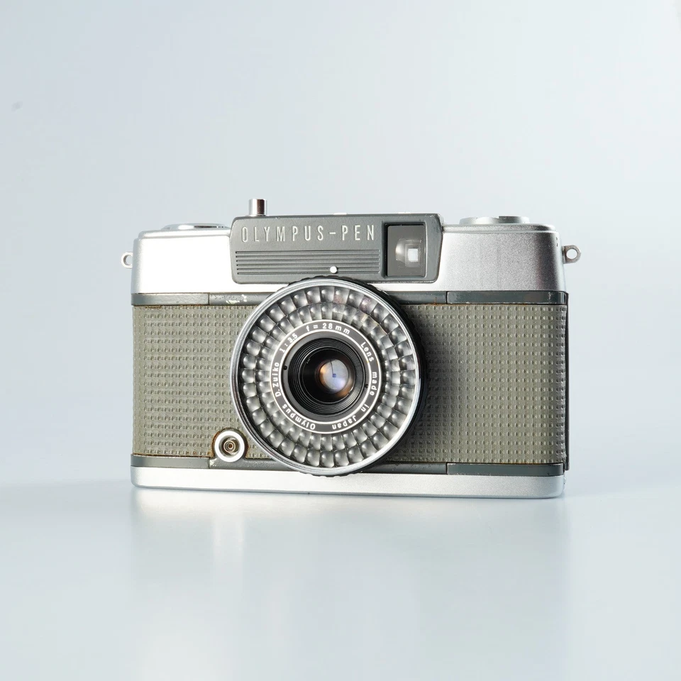 EXCELENTE 【Reparado】 OLYMPUS PEN EE-2 28mm F/3.5 Medio Marco Cámara Poi...