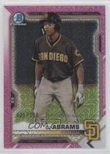 2021 Bowman Chrome Prospects Mega Box Pink Mojo Refractor 31/199 CJ Abrams 0hk3