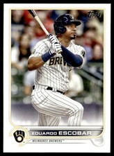 2022 Topps Eduardo Escobar Milwaukee Brewers #207
