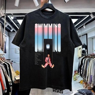 Mac Miller Swimming 90s Rare Design Black T shirt Retro style tee S-5XL