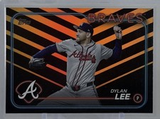 Dylan Lee 2024 Topps Update #US120 Halloween Black & Orange Foil ATL Braves MLB