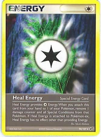 Heal Energy - 94/107 - Pokemon Ex Deoxys Non-Holo Card NM