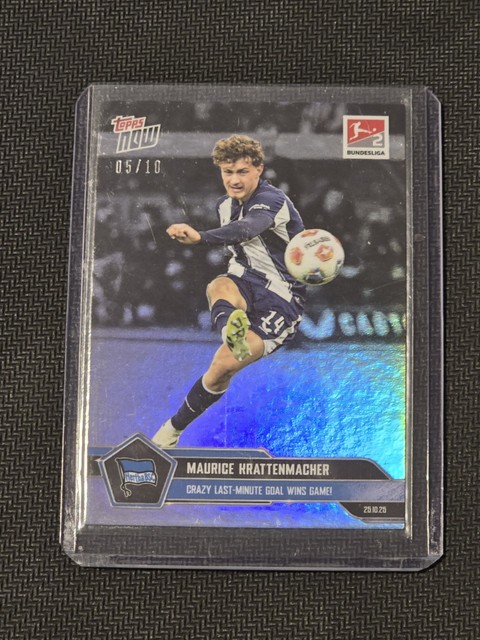 Topps Now Bundesliga 2025/26 Maurice Krattenmacher /10 Black  Hertha BSC