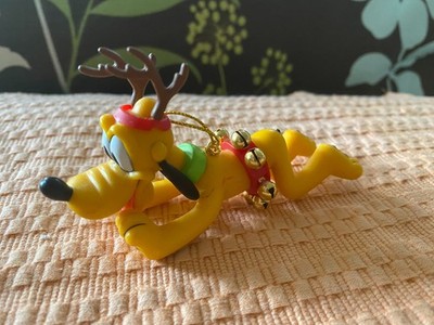 VINTAGE DISNEY GROLIER CHRISTMAS MAGIC PLUTO ORNAMENT  tail BROKE Off No box
