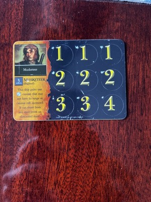 MUSKETEER ENGLAND Barbary Coast Pirates Wizkids CSG Pocketmodel