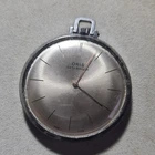 Vintage metal Oris swiss made pocket Watch working
