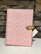 Coach Leather Pink Notebook