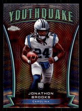 2024 Topps Chrome #Y-24 Jonathon Brooks Youthquake Carolina Panthers