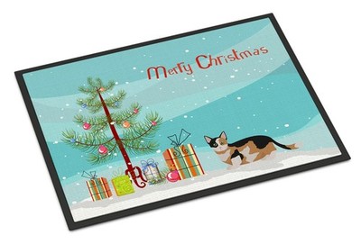 Caroline'S Treasures Carolines Treasures Ck4656Mat Munchkin Cat Merry Christmas