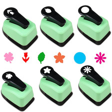 Flower Hole Punch Flowerpunch 6 PCS Paper Punches Set 0.6 Inch Scrapbooking H...