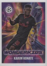 2023 Topps Chrome UEFA Club Competitions Gold Lava Refractor Karim Konate 0l6a