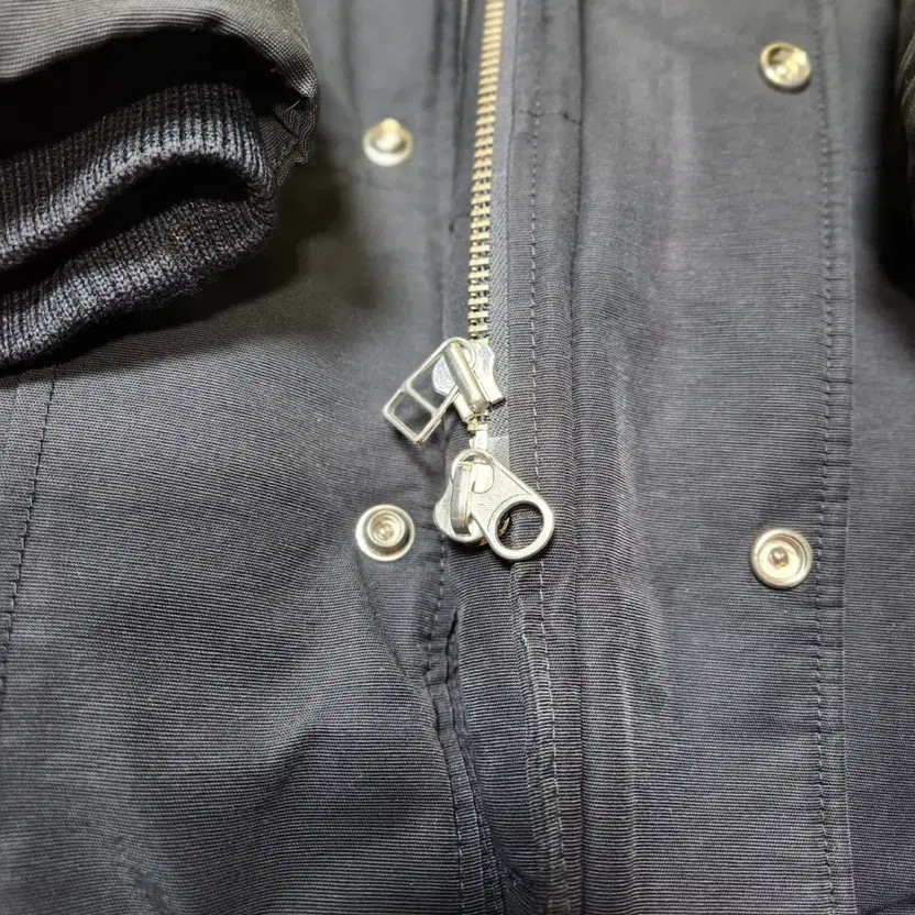 Moncler Men’s Padded Coat in Black & White Fur thumbnail 12