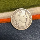 (#100959) Barber Half Dollar:  1899 O     VG+    Better date
