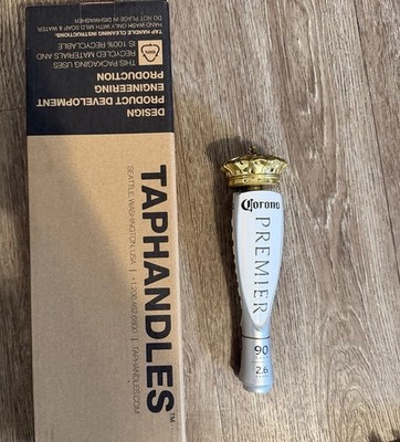 Corona Premier Draft Beer Tap (GOLD CROWN) Tap Handle Knob (SHORT) 8 