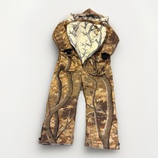 Vintage 90s Skyline Camo Insulated Coveralls XLT Camouflage Reversible Hunting