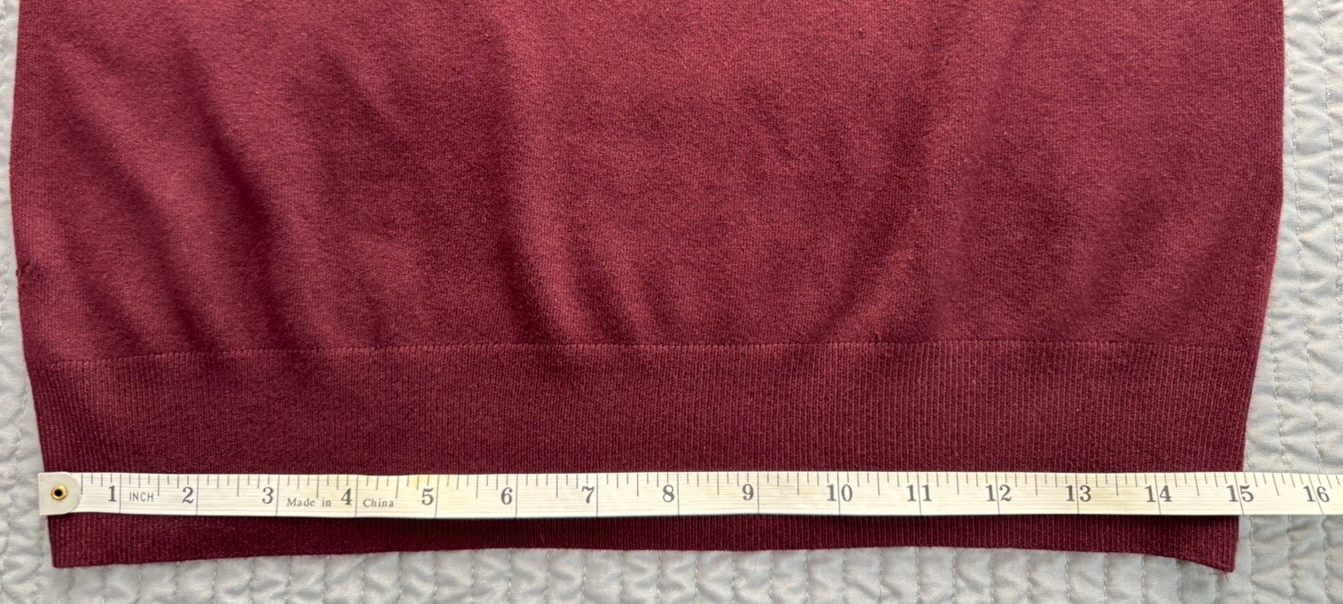 Zara Basic Women’s Burgundy / Cherry TurtleNeck L… - image 7