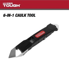 6-in-1 Multi-Purpose Caulking Tool Kit with Tube Tip Cutter and Stripping Guide